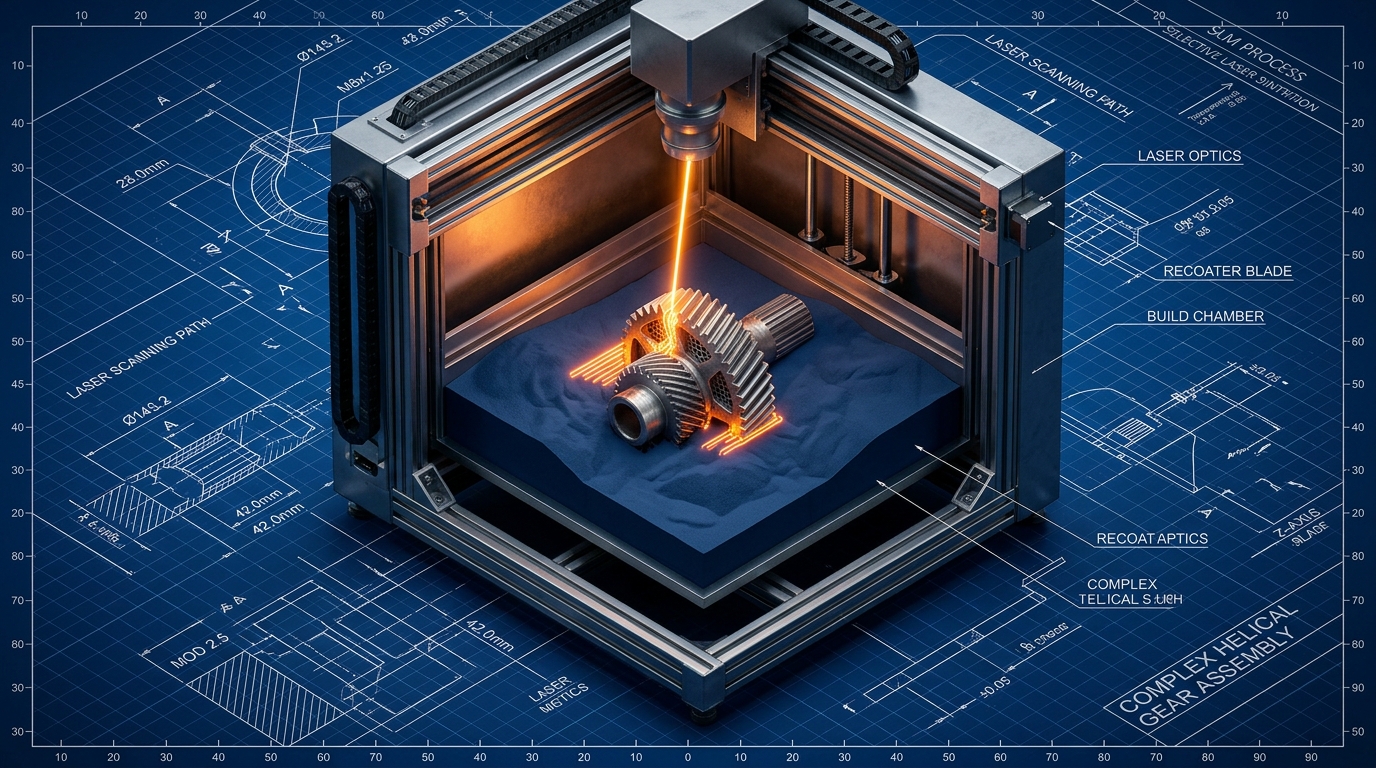 Blueprint Render 3D Printer